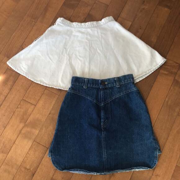 American Vintage Sunset Blues by Chic, american apparel denim skirts size 5 - Picture 2 of 12